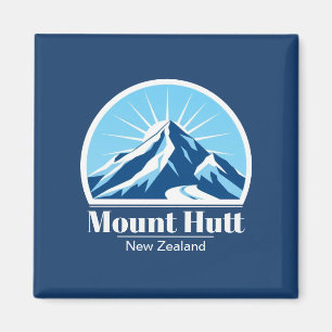 Mount Hutt New Zealand ski resort souvenir Magnet