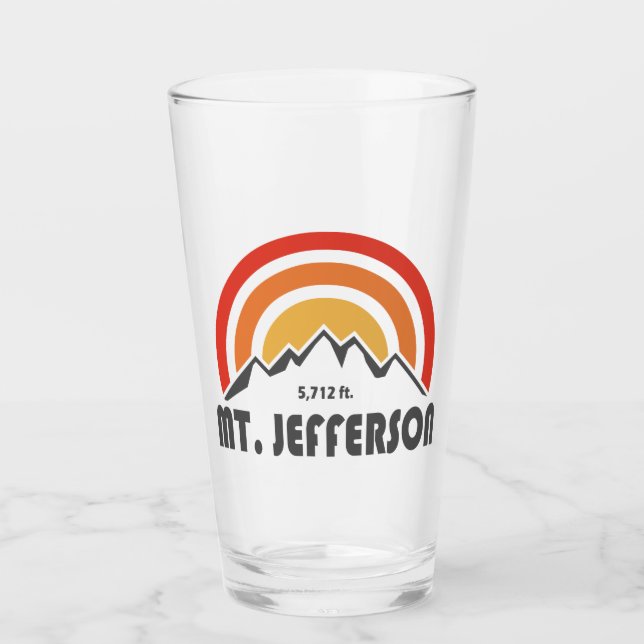 Mount Jefferson New Hampshire Glass (Front)