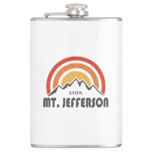 Mount Jefferson New Hampshire Hip Flask