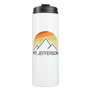 Mount Jefferson New Hampshire Retro Thermal Tumbler