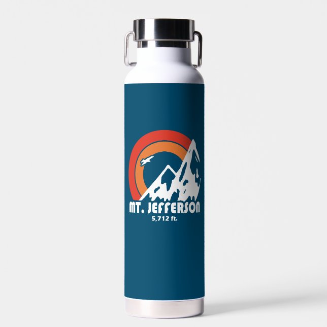 Mount Jefferson New Hampshire Sun Eagle Water Bottle (Front)