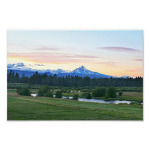 Mount Jefferson, Oregon Volcano Photo Print