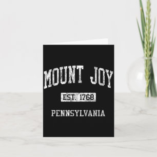 Mount Joy Pa J04 Vintage Athletic Srts Design Card