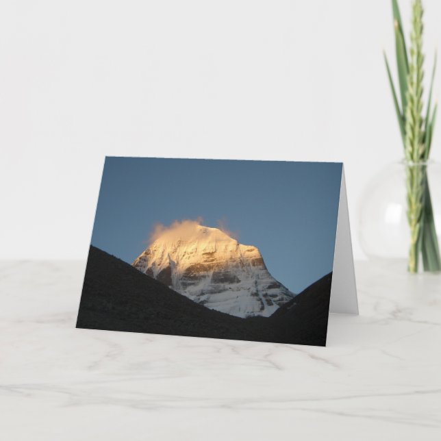 Mount Kailash • Greeting Card (Front)