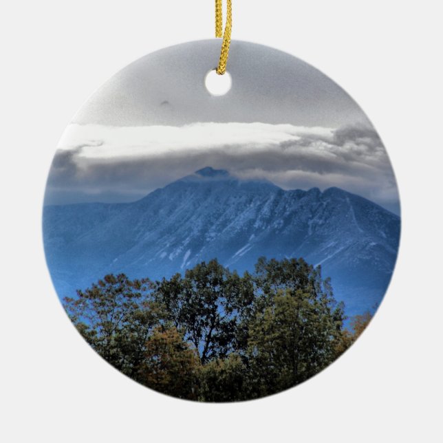 Mount Katahdin 8387a Ceramic Tree Decoration (Front)