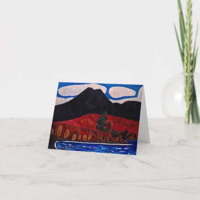 Mount Katahdin, Autumn by Marsden Hartley Thank You Card (Front)