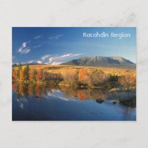 Mount Katahdin Autumn Postcard