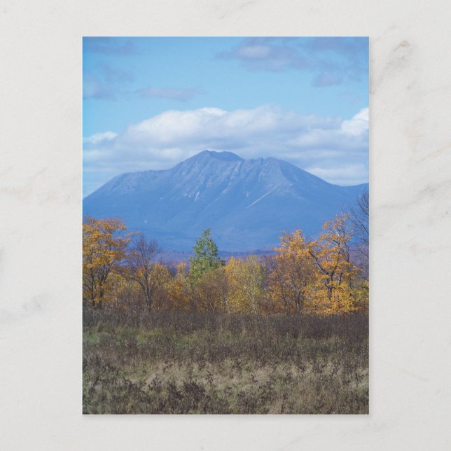 Mount Katahdin in fall 2 Postcard (Front)