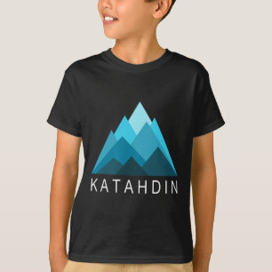Mount Katahdin Maine Mountain Hiking T-Shirt