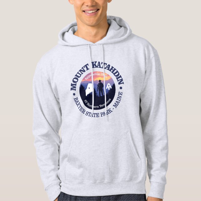 Mount Katahdin (rd2) Hoodie (Front)