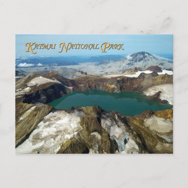 Mount Katmai, Katmai National Park, Alaska Postcard (Front)