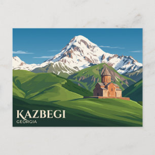 Mount Kazbek Georgia Postcard