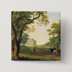 Mount Kennedy, County Wicklow, Ireland, 1785 (oil 15 Cm Square Badge