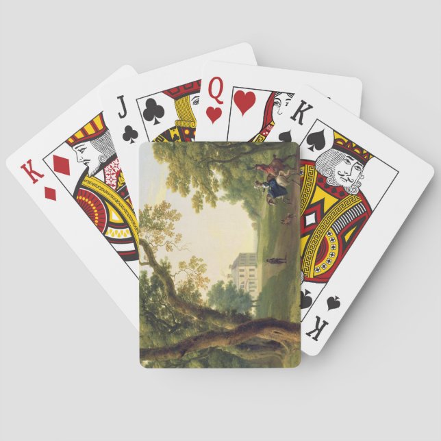 Mount Kennedy, County Wicklow, Ireland, 1785 (oil Playing Cards (Back)