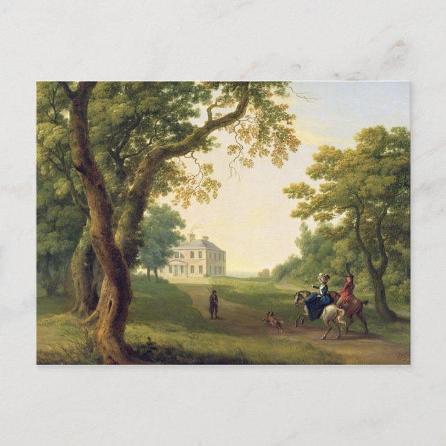 Mount Kennedy, County Wicklow, Ireland, 1785 (oil Postcard (Front)