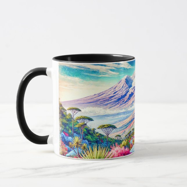 Mount Kilimanjaro, Africa’s Crown Jewel Mug (Left)