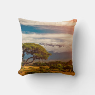 Mount Kilimanjaro Amboseli, Kenya Cushion