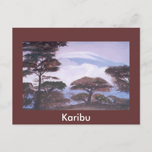 Mount Kilimanjaro, East Africa Postcard (Front)