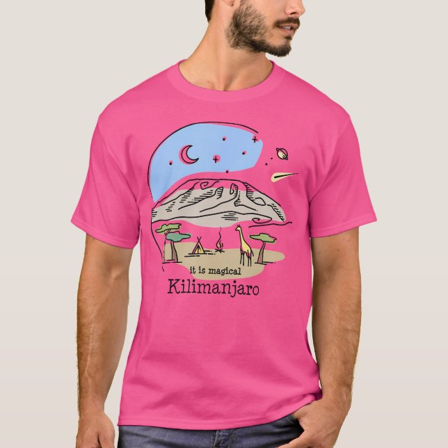 Mount Kilimanjaro Finisher Hike Africa Trekking Hi T-Shirt (Front)
