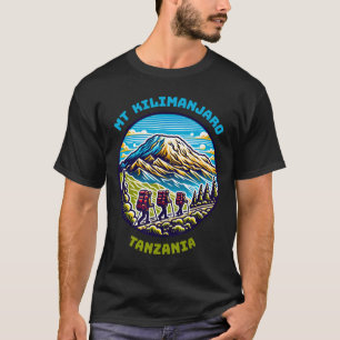 Mount Kilimanjaro Hiking Tanzania African Hiking  T-Shirt