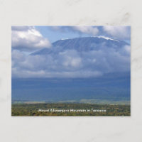 Mount Kilimanjaro Mountain in Tanzania Posters fun