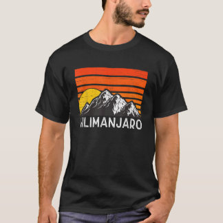 Mount Kilimanjaro Retro Vintage Mountain T-Shirt