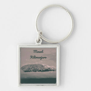 Mount Kilimanjaro Snow Volcano in Tanzania Africa Key Ring