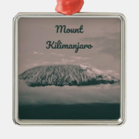 Mount Kilimanjaro Snow Volcano in Tanzania Africa