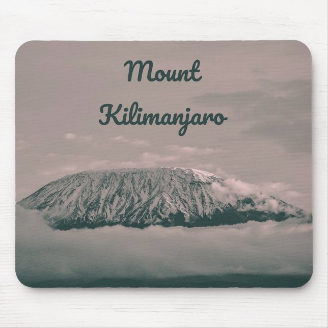 Mount Kilimanjaro Snow Volcano in Tanzania Africa Mouse Mat (Front)