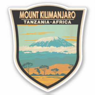 Mount Kilimanjaro Tanzania Africa Vintage