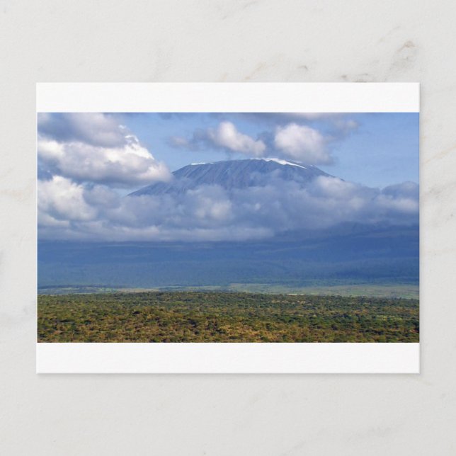 Mount Kilimanjaro Tanzania Landmark Landscapes Postcard (Front)