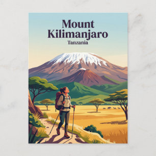 Mount Kilimanjaro Tanzania Postcard