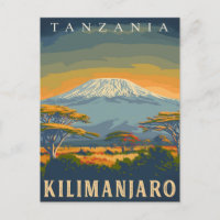 Mount Kilimanjaro, Tanzania Stunning Vintage