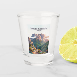 Mount Kinabalu Malaysia Shot Glass