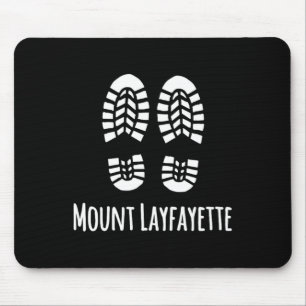 Mount Lafayette New Hampshire Hiker Rustic Hike Bo Mouse Mat