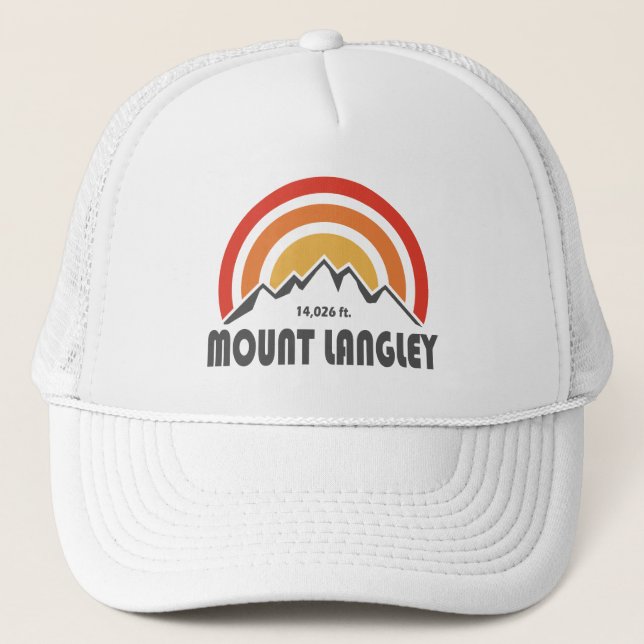 Mount Langley California Trucker Hat (Front)