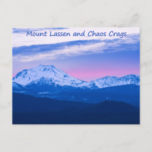 Mount Lassen And Chaos Crags Postcard