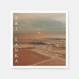 Mount Lavinia Beach - Colombo - Sri Lanka  Napkin