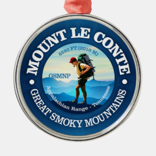 Mount Le Conte (C) Metal Tree Decoration