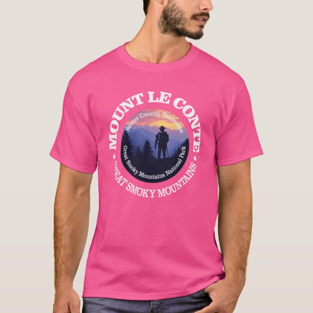 Mount Le Conte rd2 retro T-Shirt (Front)