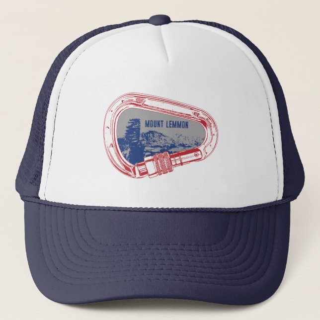 Mount Lemmon Climbing Carabiner Trucker Hat (Front)