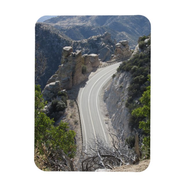 Mount Lemmon Highway Magnet (Vertical)