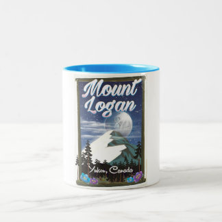 Mount Logan , Yukon, Canada Two-Tone Coffee Mug