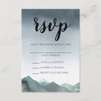 Mount Loving RSVP Card