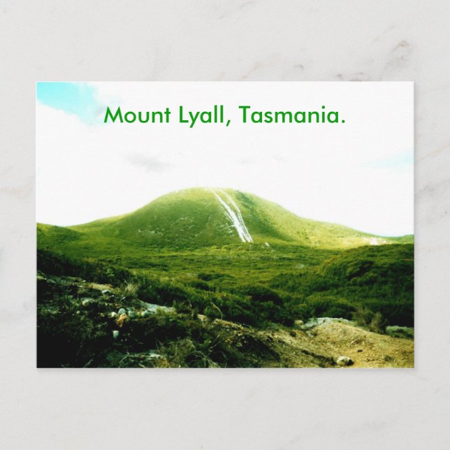 Mount Lyall, Tasmania. Postcard (Front)