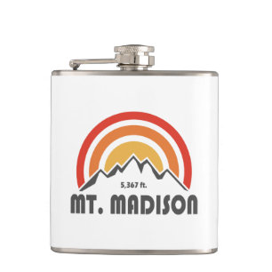 Mount Madison New Hampshire Hip Flask