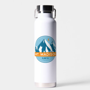 Mount Madison New Hampshire Stars Moon Water Bottle