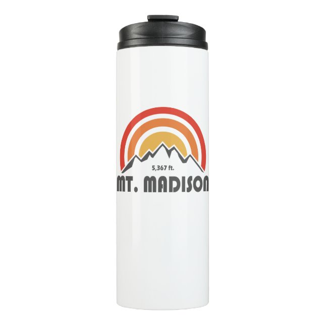 Mount Madison New Hampshire Thermal Tumbler (Front)