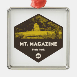 Mount Magazine State Park Arkansas Metal Tree Decoration