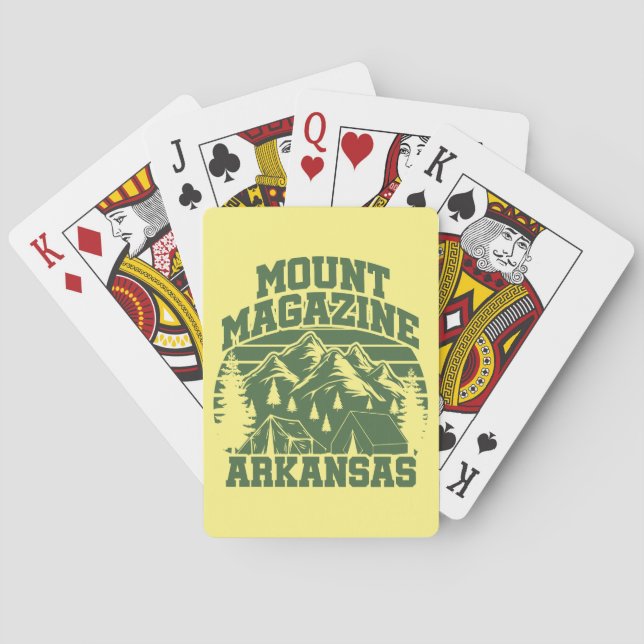 Mount Magazine State Park Playing Cards (Back)